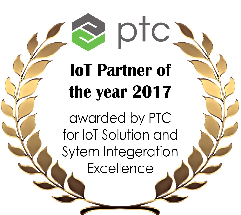 maxbyte awards - IoT partner of the year 2017 by PTC