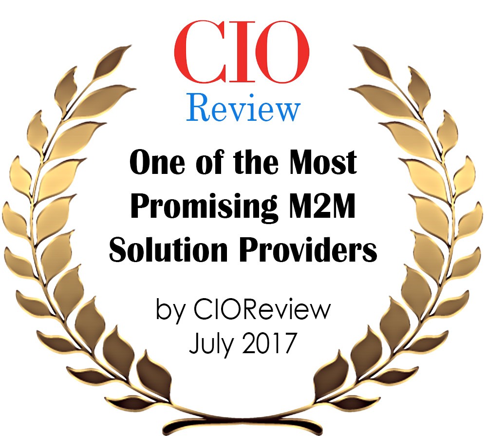 maxbyte awards - most promising M2M Solution Providers 2017 by CIO
