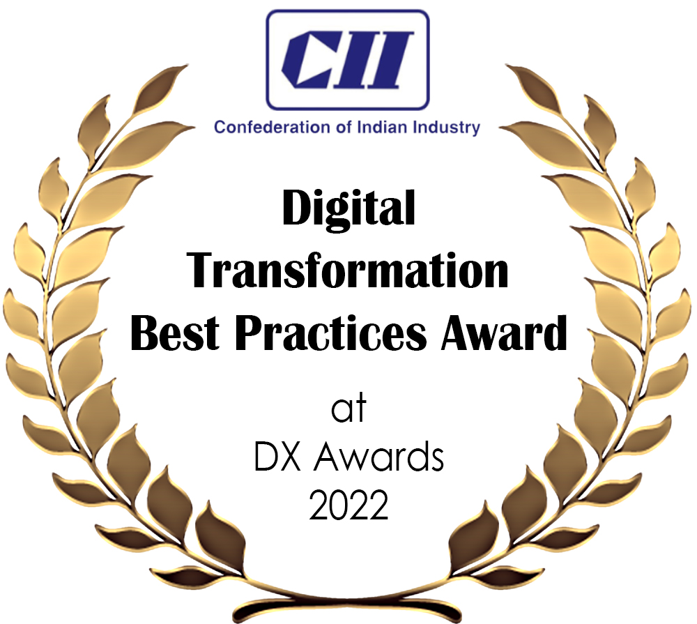 maxbyte technologies awards - digital transformation best practices award 2022 by CII