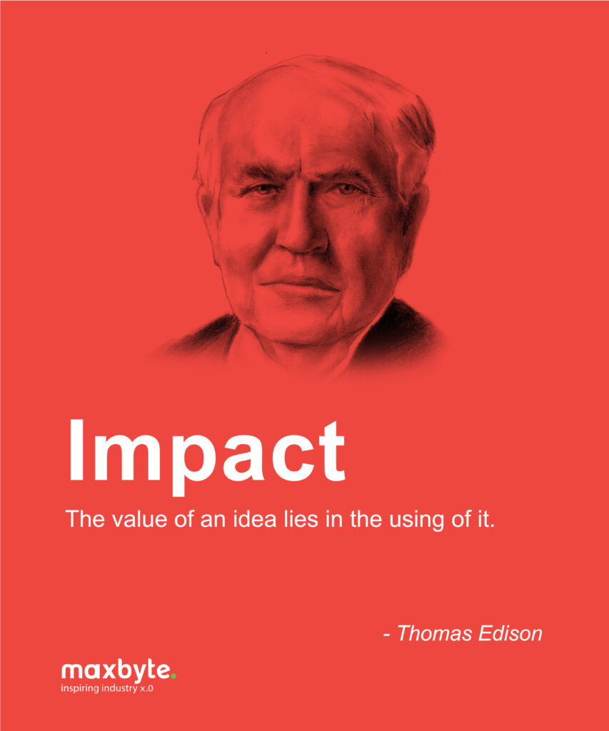 Quotes on Impact by Thomas Edison - Maxbyte