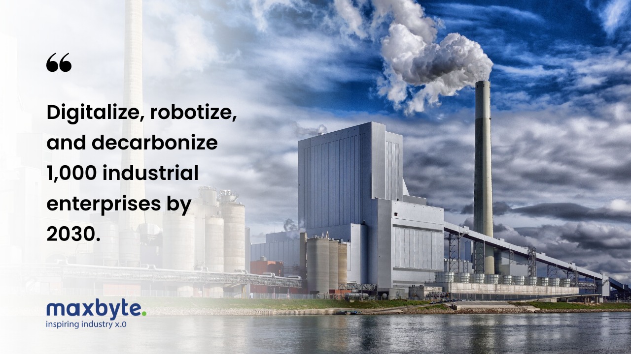 Digitalize, robotize and decarbonize 1,000 industrial enterprises by 2030
