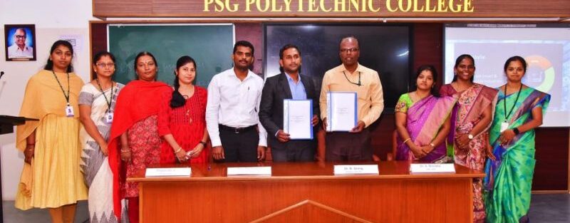 PSG polytechnic and Maxbyte signed MoU on VR, AR & Mixed XR technologies