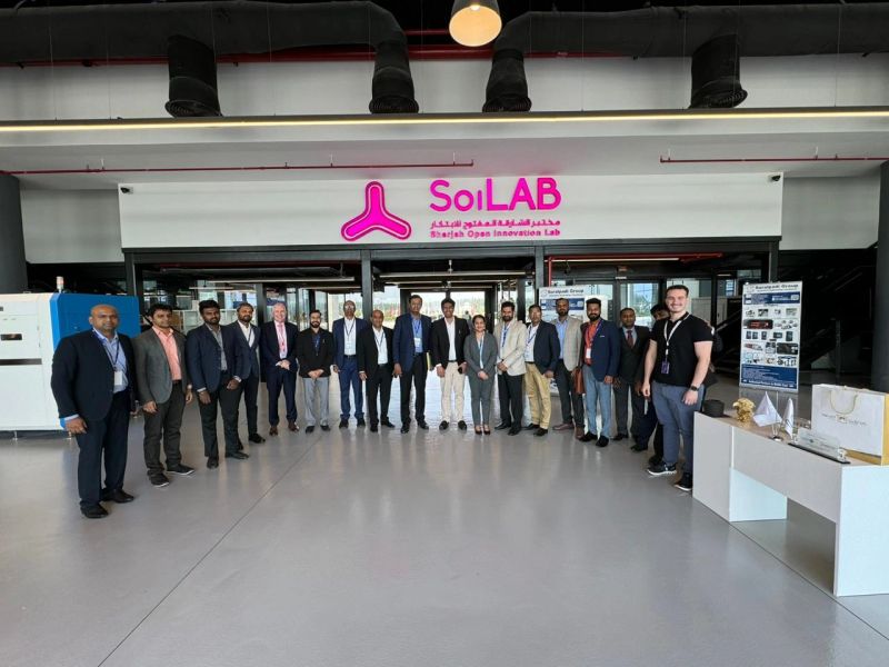 Agenda of Global Excellence Mission visited SRTI Park hosted by SoiLAB and Maxbyte Technologies.