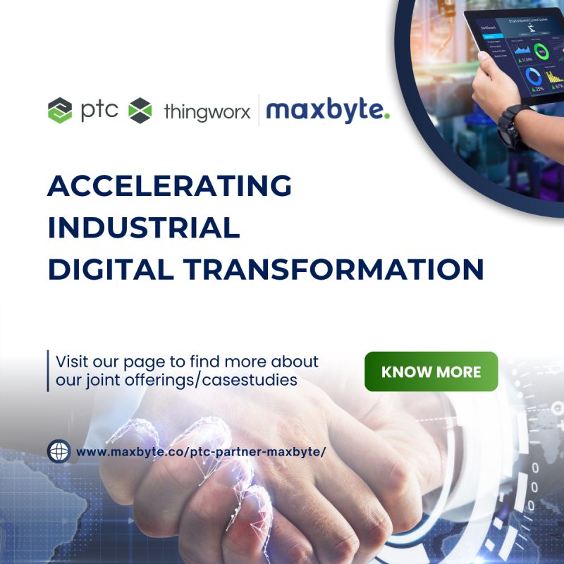 ThingWorx PTC and Maxbyte partnership program